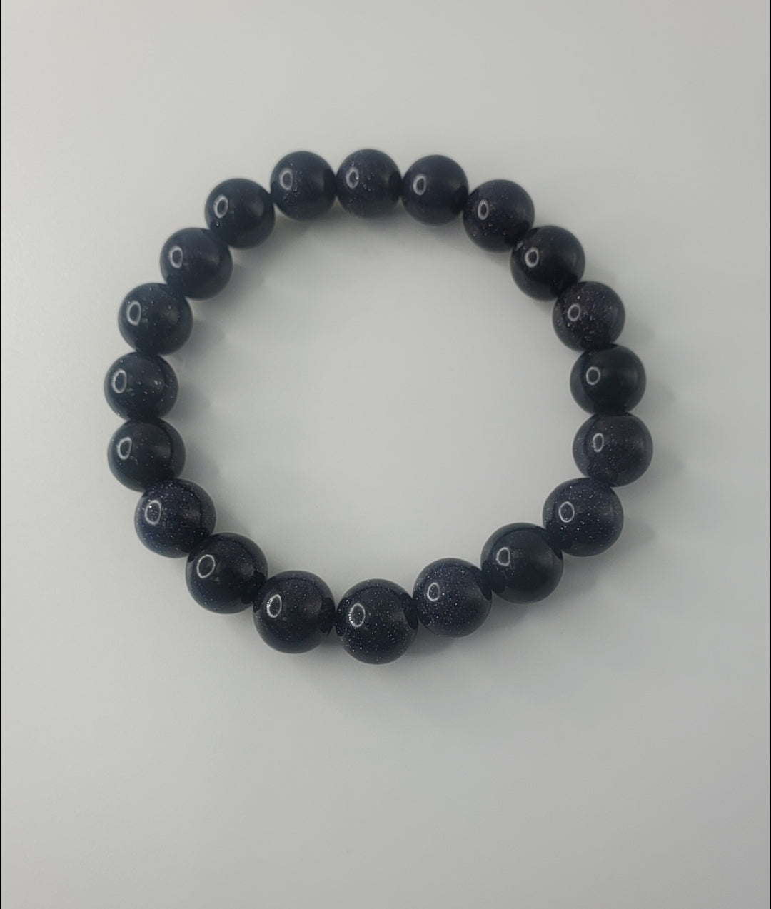 Blue Goldstone bracelet